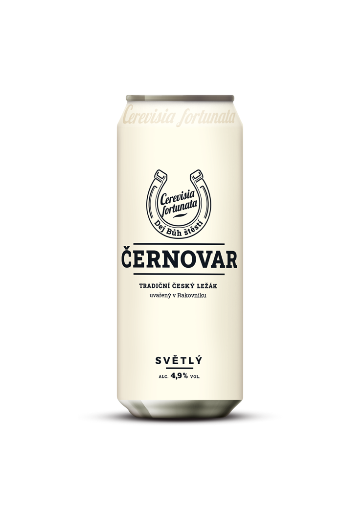 Černovar ležák světlý 0,5l plechovka