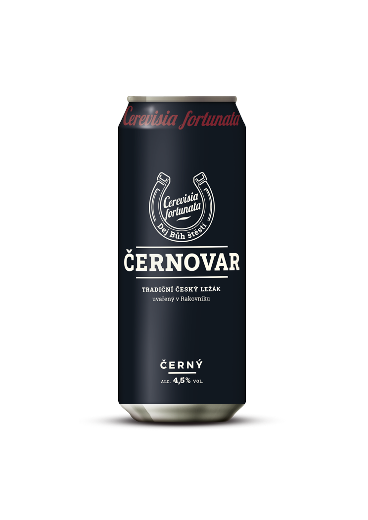 Černovar ležák tmavý 0,5l plechovka