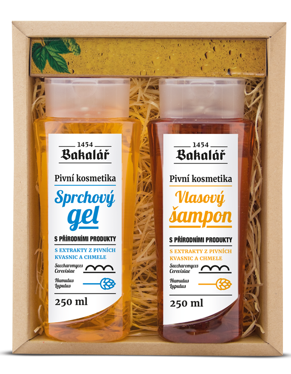 Sprchový gel 250ml + Vlasový šampon 250ml