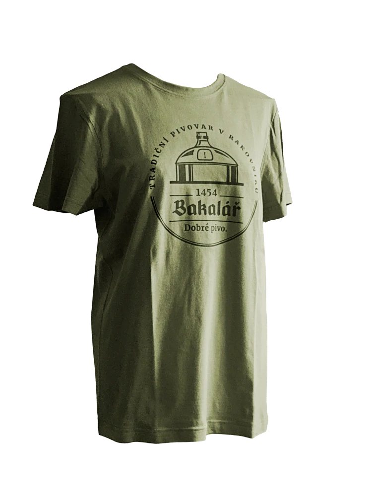 Tričko Bakalář - khaki