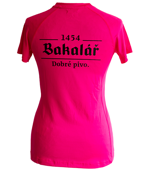 Tričko Bakalář - růžové dámské